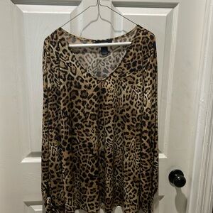 Blouse Leopard Print XL